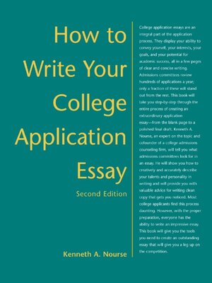 cover image of How to Write Your College Application Essay
